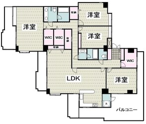 コスモ横浜山手ヒルズの物件間取画像